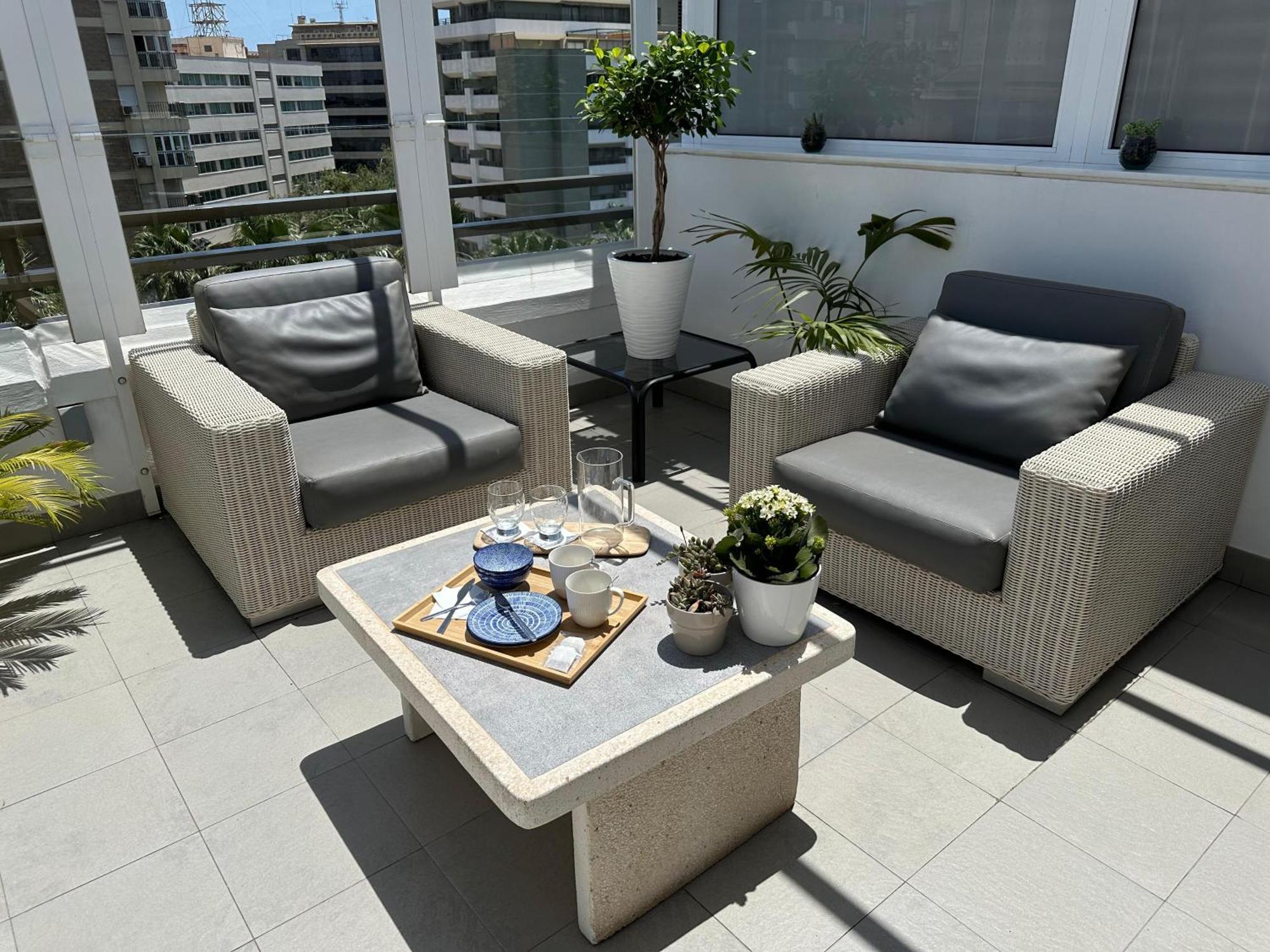 Ferienwohnung The Penthouse Almería Exterior foto